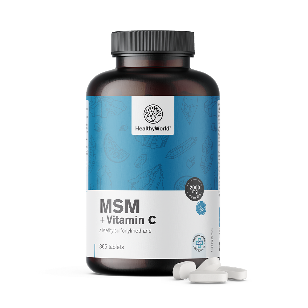 MSM 2000 mg – z vitaminom C