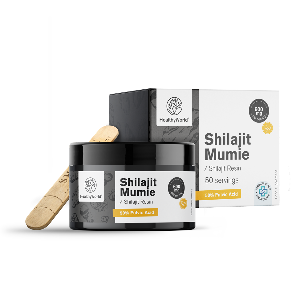 Shilajit Mumie 600 mg – smola