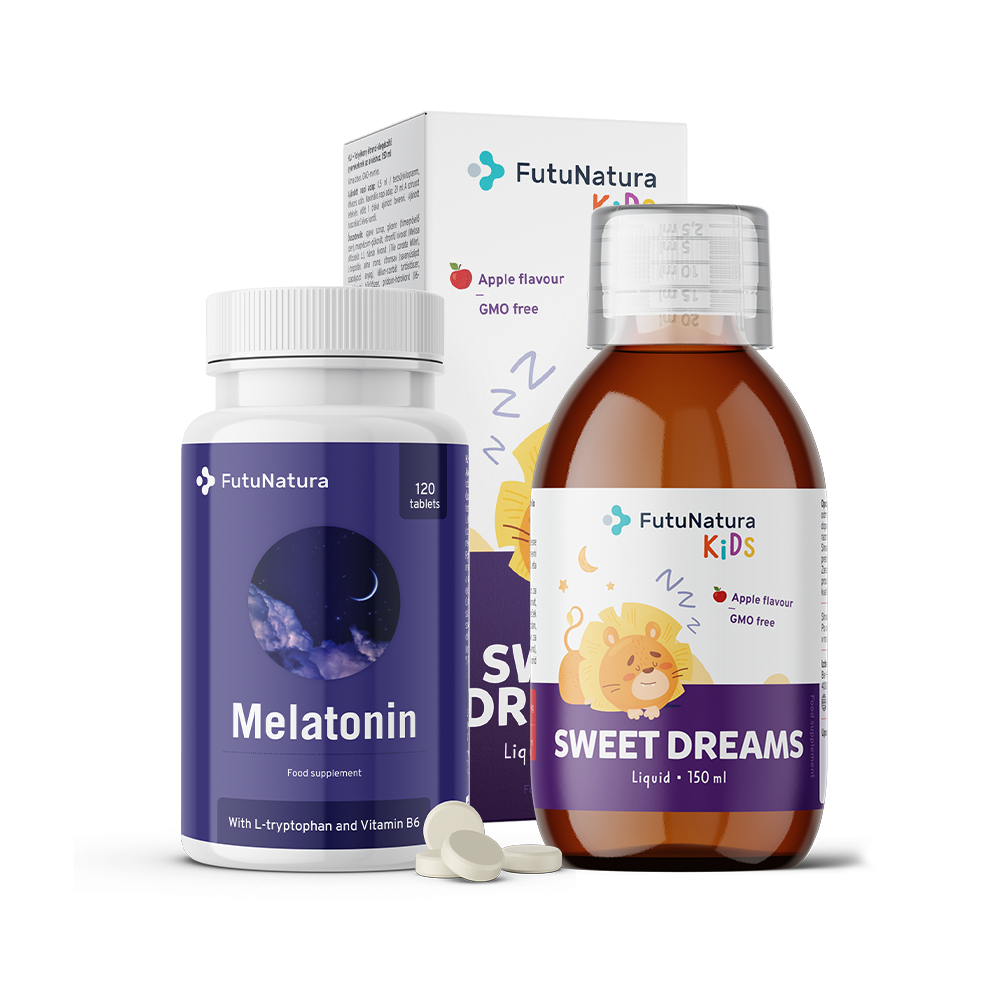 Melatonin + Miren spanec, dopolnilo za otroke