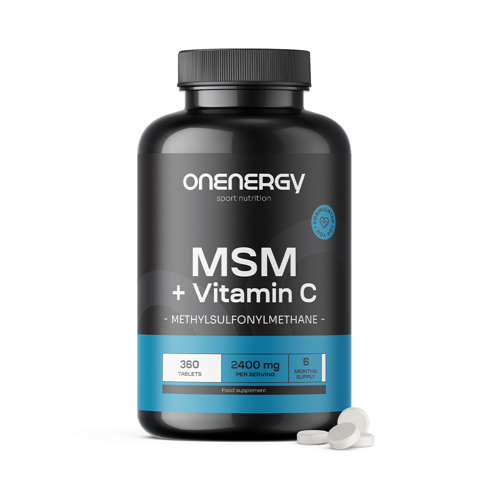 MSM 2400 mg – z vitaminom C