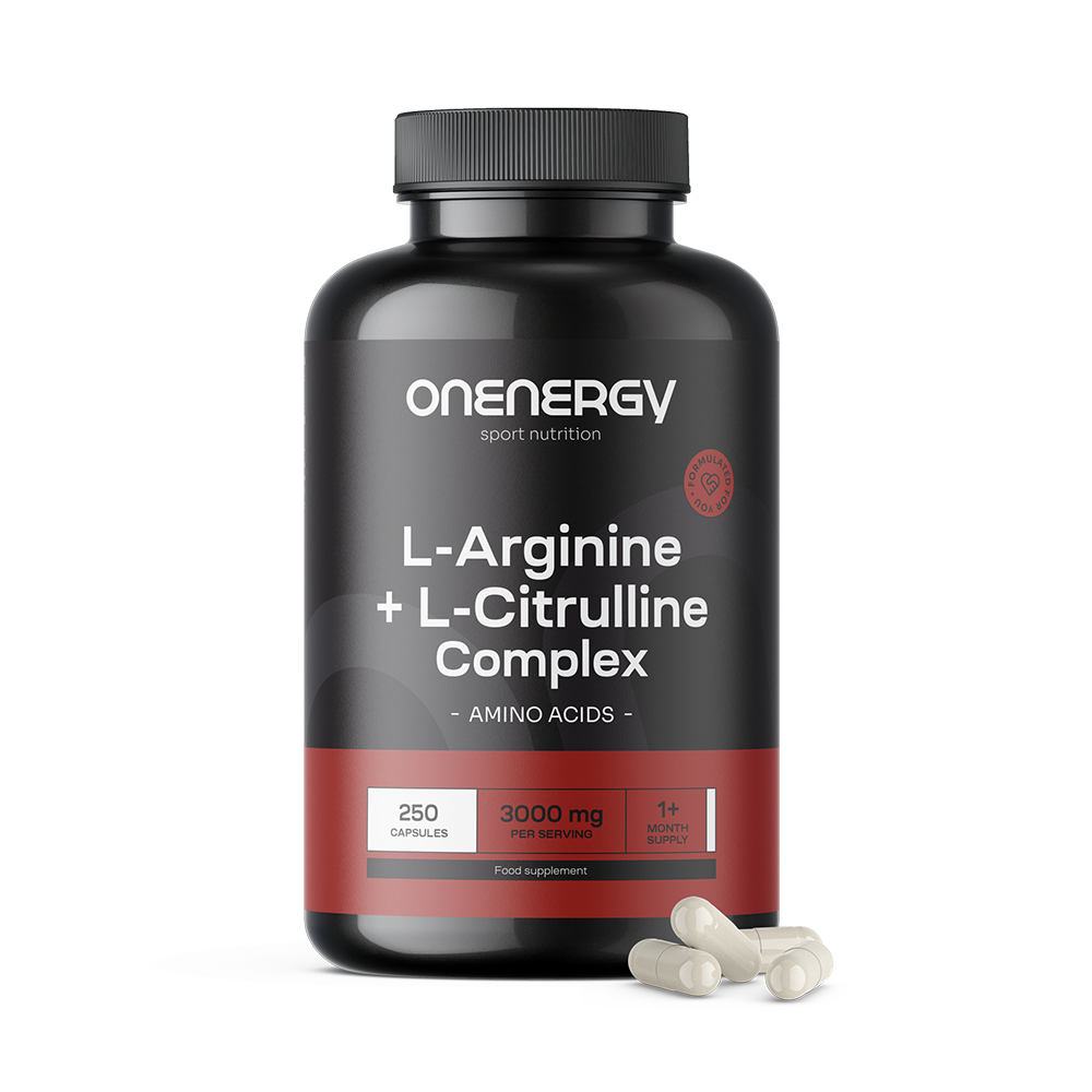 L-arginin + L-citrulin kompleks 3000 mg