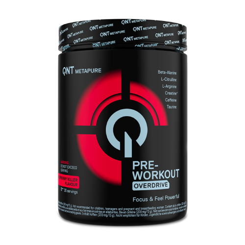 Overdrive pre-workout v prahu – malina