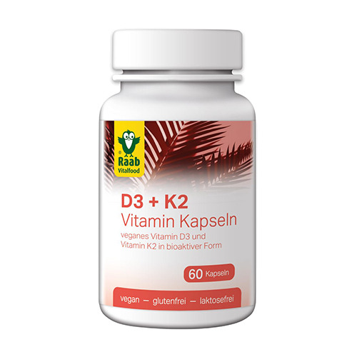 Veganska vitamina D3 + K2