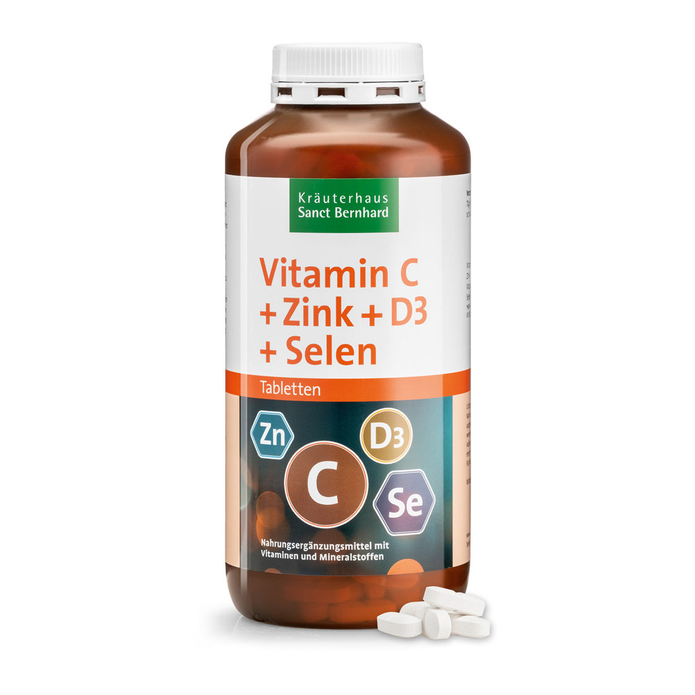 Vitamin C + cink + D3 + selen